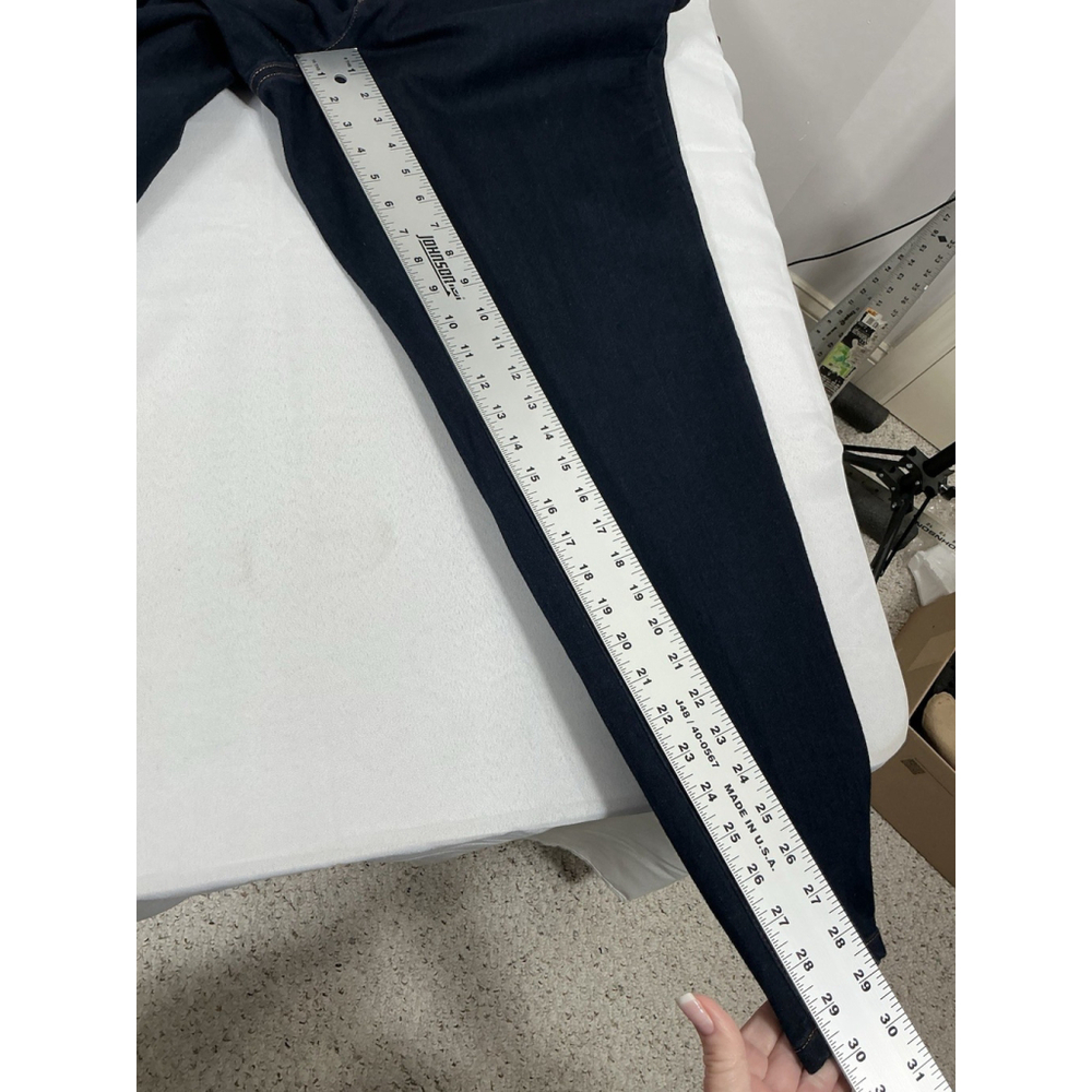 Womans Chaps Blue Denim Stretch Jeans 18W - Picture 8 of 9
